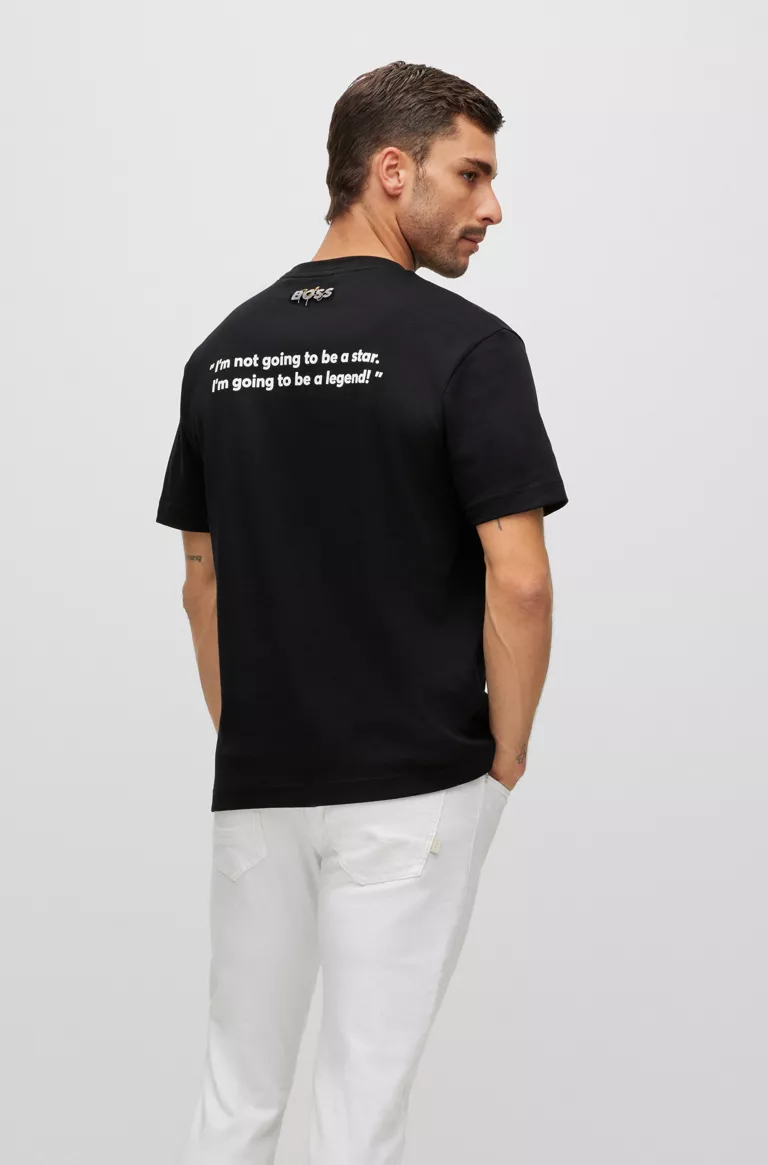 This t-shirt features quote from the iconic singer.