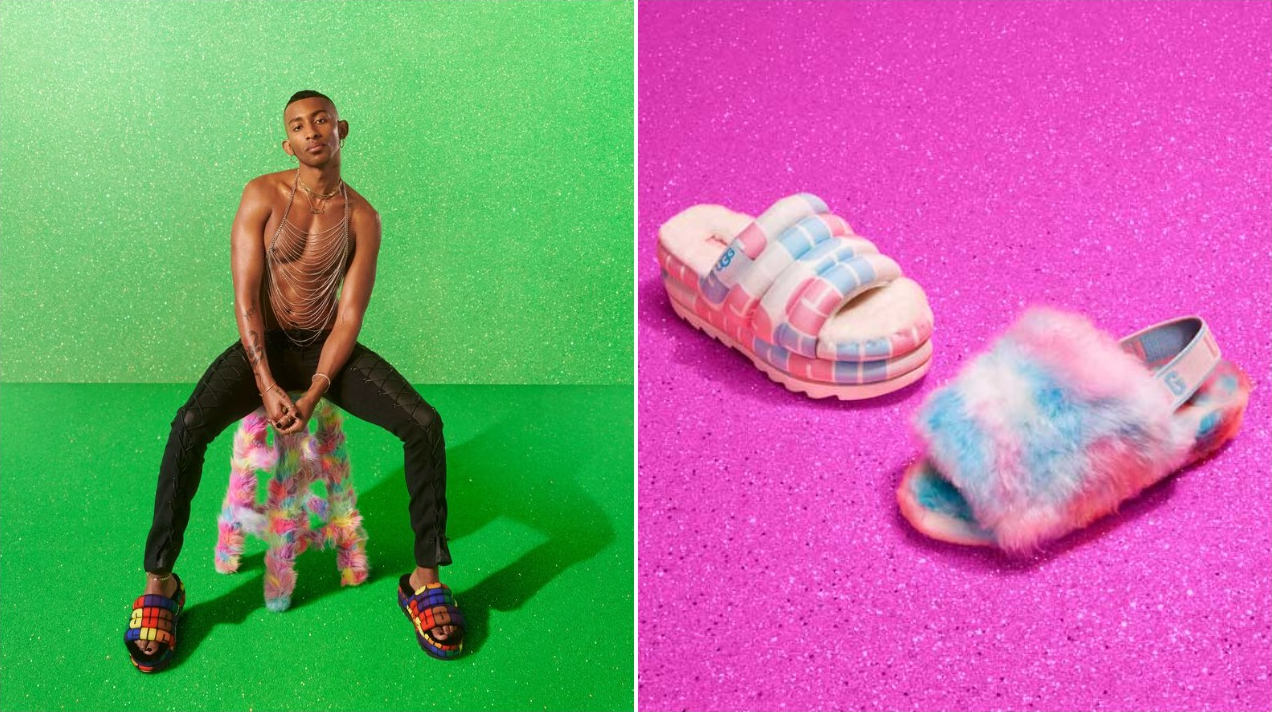 Ugg releases its apparel and slides collection to mark Pride Month.