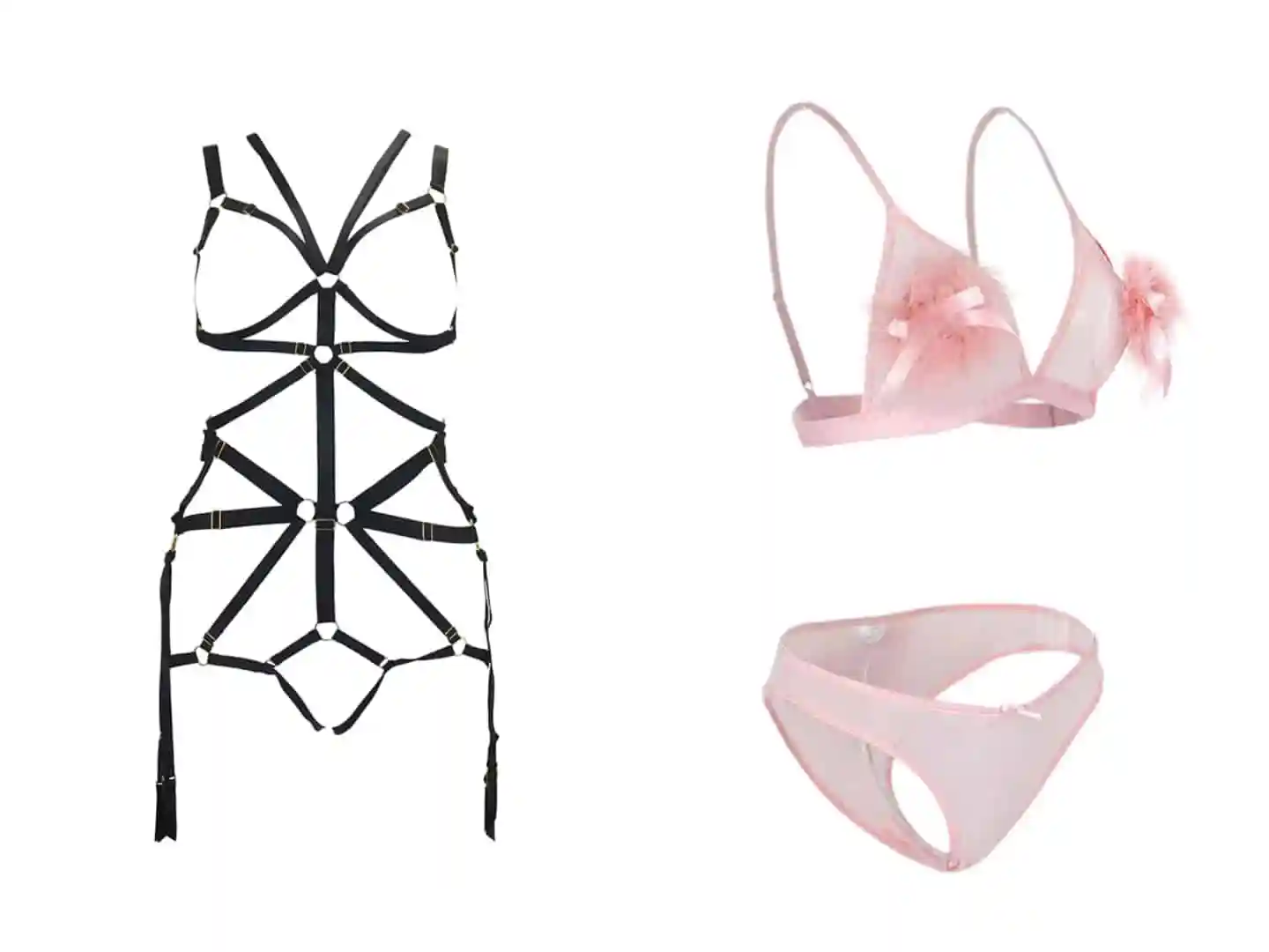 Kisskill Lingerie sells harnesses, suspenders, underwear and more for all bodies.
