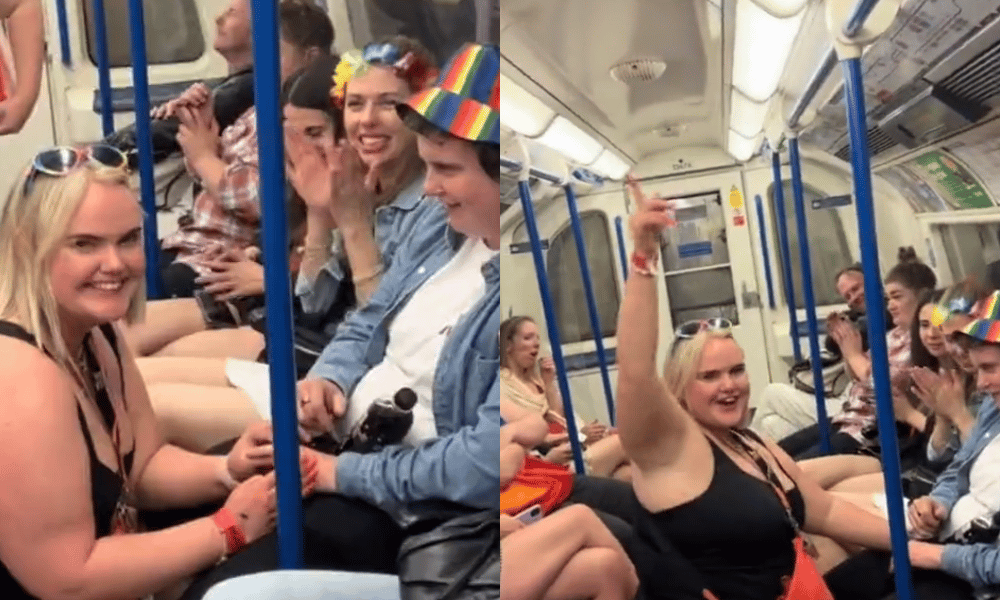 Queer couple getting engaged on Tube during Pride in London sparks fierce debate