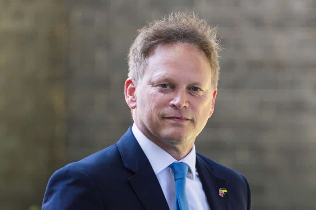 Secretary of State for Transport Grant Shapps leaves 10 Downing Street