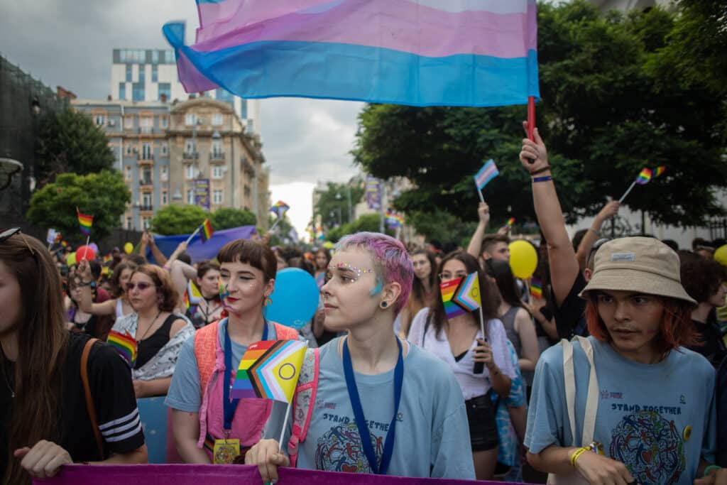 Pride Parade in Bucharest, Romania on Saturday 9 July 2022 