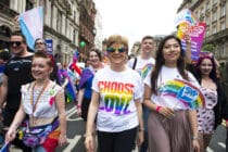 Scottish first minister Nicola Sturgeon at the 2018 Pride Parade