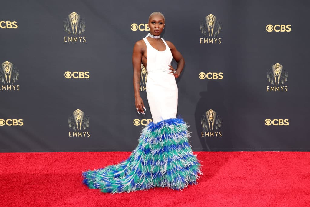 Cynthia Erivo attends the 73rd Primetime Emmy Awards at L.A. LIVE on September 19, 2021. 