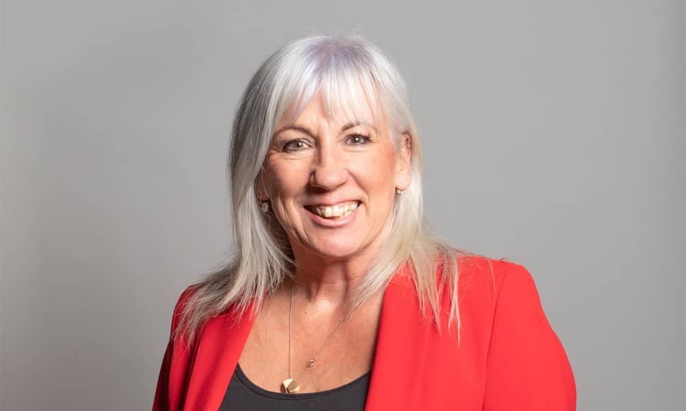 Equalities minister Amanda Solloway's official parliament portrait